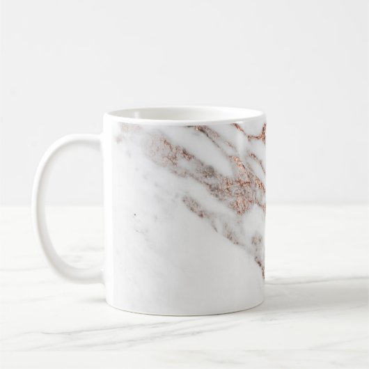 Rosengoldader-Tasse Kaffeetasse (Links)