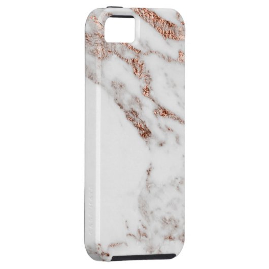 Rosengoldadermarmor Case-Mate iPhone Hülle (Rückseite/rechts)