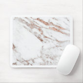 Rosengoldadermarmor Mousepad (Mit Mouse)