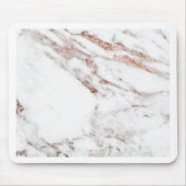Rosengoldadermarmor Mousepad (Vorne)