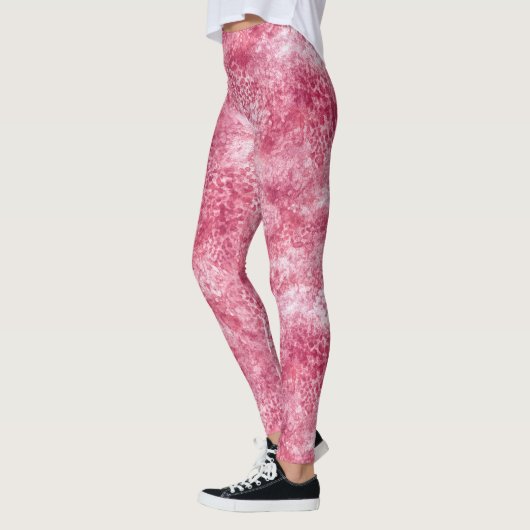 Rosengoldfarbe Leggings (Links)