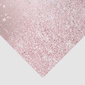 RosengoldGlitter ombre metallischer Glitzern Seidenpapier (Ausschnitt)