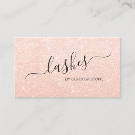 RosengoldGlitterpeitschen des eleganten Kükens Visitenkarte