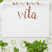 Rosengoldla Dolce Vita Handtuch (Gefaltet)