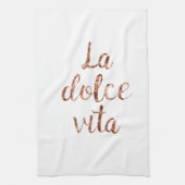 Rosengoldla Dolce Vita Handtuch (Vertikal)