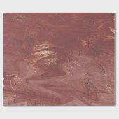 Rosengoldmarmor, geschmolzen, Kupferschinken Geschenkpapier (Flach)