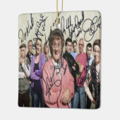 Rosengräber Jungen unterzeichnet Keramikornament (Links)