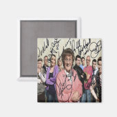 Rosengräber Jungen unterzeichnet Magnet (Vorderseite/Rückseite)