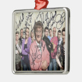 Rosengräber Jungen unterzeichnet Ornament Aus Metall (Links)