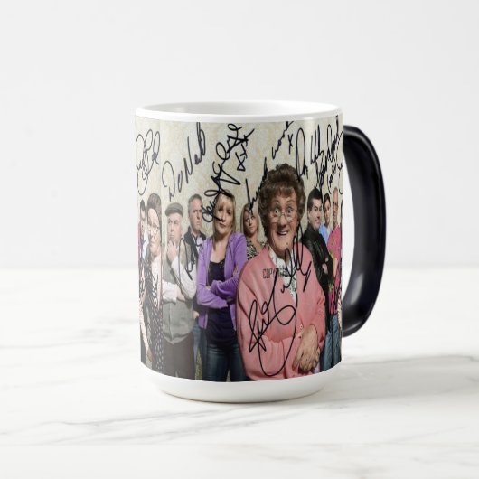 Rosengräber Jungen unterzeichnet Verwandlungstasse (VorderseiteRechts)