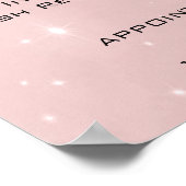 Rosengraue Haut Makeup Augen Lashes Preise Poster (Ecke)