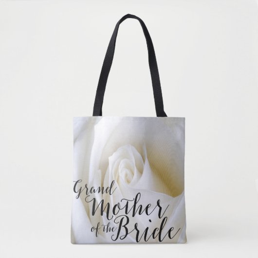 Rosengroßmutter von Bride Leinwand Tote Tag Tasche (Vorderseite)