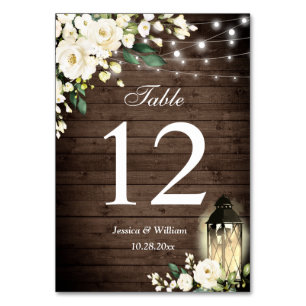 Rosengrün Hochzeitsfeier Tischnummer