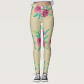 Rosengruppen-Medley Leggings (Vorderseite)