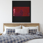 Rosenhaar-Schönheit Leinwanddruck (Insitu (Schlafzimmer))