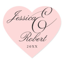 Rosenherz Ampersand und Hochzeitstag Umschlag Aufk