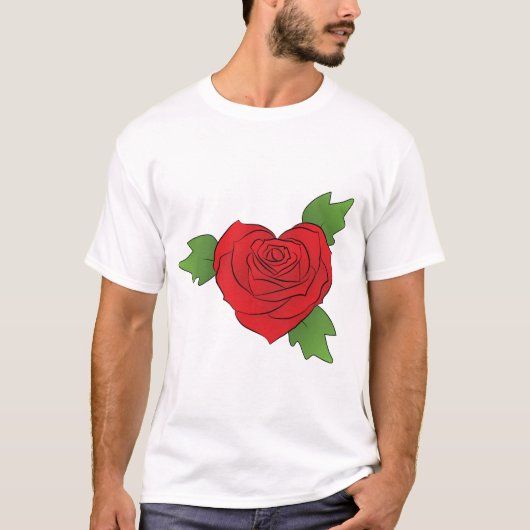 Rosenherz T-Shirt (Vorderseite)