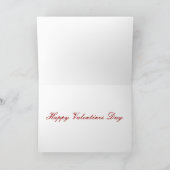 Rosenherz-Valentinstag Feiertagskarte (Innenseite)