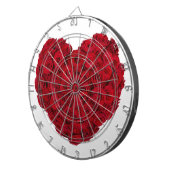 Rosenherzform Dartscheibe (Vorderseite rechts)