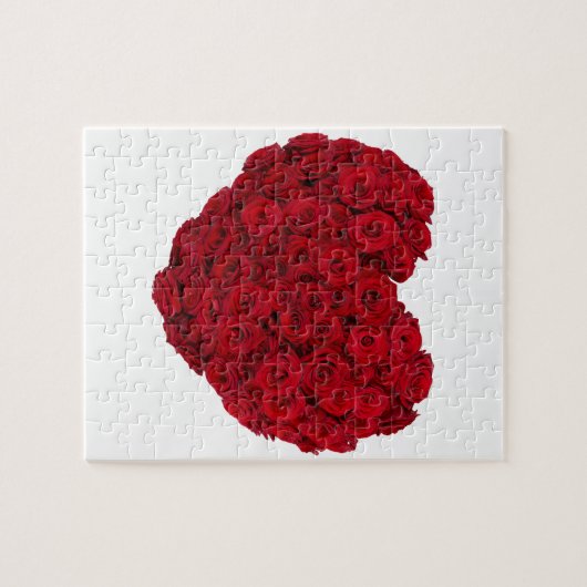 Rosenherzform Puzzle (Horizontal)