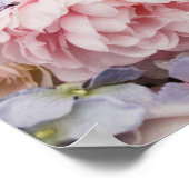 Rosenhintergrund Poster (Ecke)