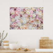 Rosenhintergrund Poster (Küche)