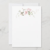 Rosenhochzeit Einladung (Rückseite)