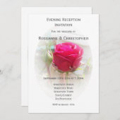 Rosenhochzeit Einladung (Vorne/Hinten)