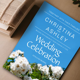 Rosenhochzeit Einladung