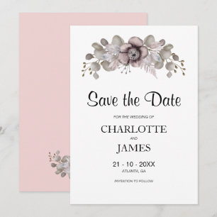 Rosenhochzeit Save The Date