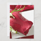 Rosenhochzeitseinladungen Einladung (Rückseite)