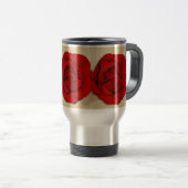 Rosenhochzeitstrio | personalisiert reisebecher (VorderseiteRechts)