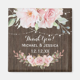 Rosenholz Rustikale Lichter Magnet