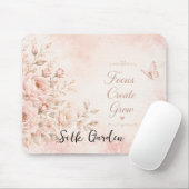 Rosenholz-Seidengarten Blumen-Mauspad Mousepad (Mit Mouse)