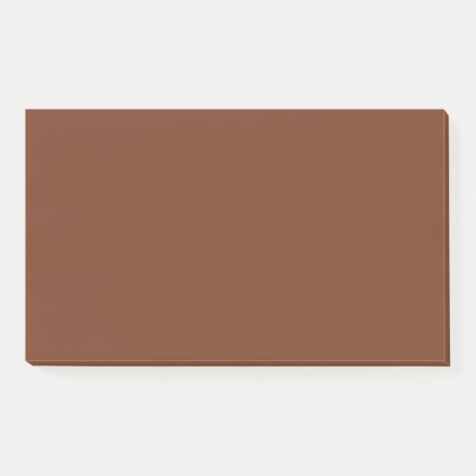 Rosenholzbraun Post-it Klebezettel (Vorderseite)