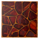 Rosenholzmosaik Fliese (Vorderseite)