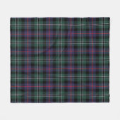 Rosenjagd moderne Plaidmuster Fleecedecke (Vorderseite (Horizontal))