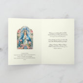 Rosenkarte für die Glaubensgemeinde Marias Floral  Karte (Innenseite)