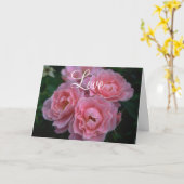 Rosenkarte Karte (Gelbe Blume)