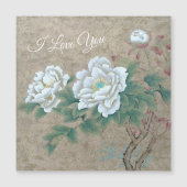 Rosenkarte Magnetkarte (Vorderseite)