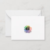 Rosenkarte Mitteilungskarte (Rückseite)