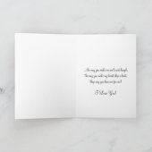 Rosenkarten Feiertagskarte (Innenseite)