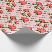 Rosenkletterketten-Link-Zaun Nahtlose Seite Geschenkpapier (Ecke)