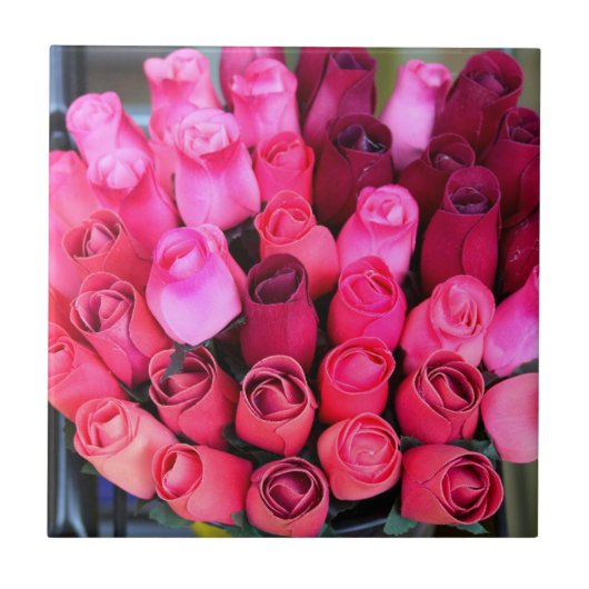 Rosenknochen Fliese (Vorderseite)