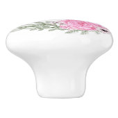 Rosenknochen Keramik Keramikknauf (Seitenansicht)