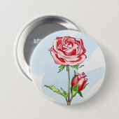 Rosenknopf Button (Vorne & Hinten)