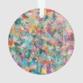 Rosenknospe Acrylic Ornament (Rückseite)