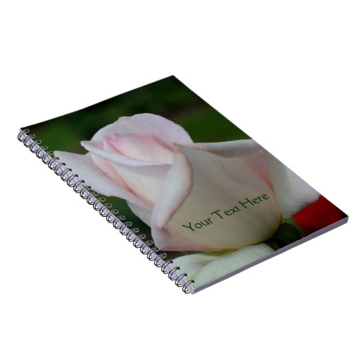 Rosenknospe Blume Nature Notebook Notizblock (Rechte Seite)