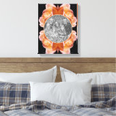 Rosenknospe-Blume Tinte erstellen Sie Ihr eigenes  Leinwanddruck (Insitu (Schlafzimmer))