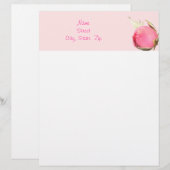 Rosenknospe-Briefkopf Briefkopf (Vorne/Hinten)